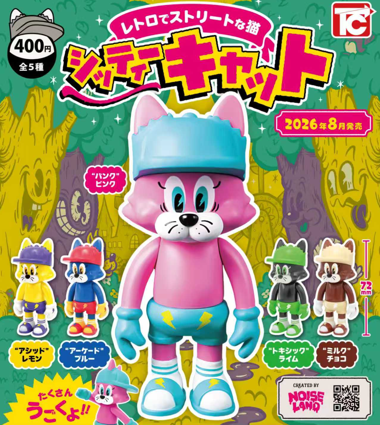 Retro Street Cat Mascot Gacha