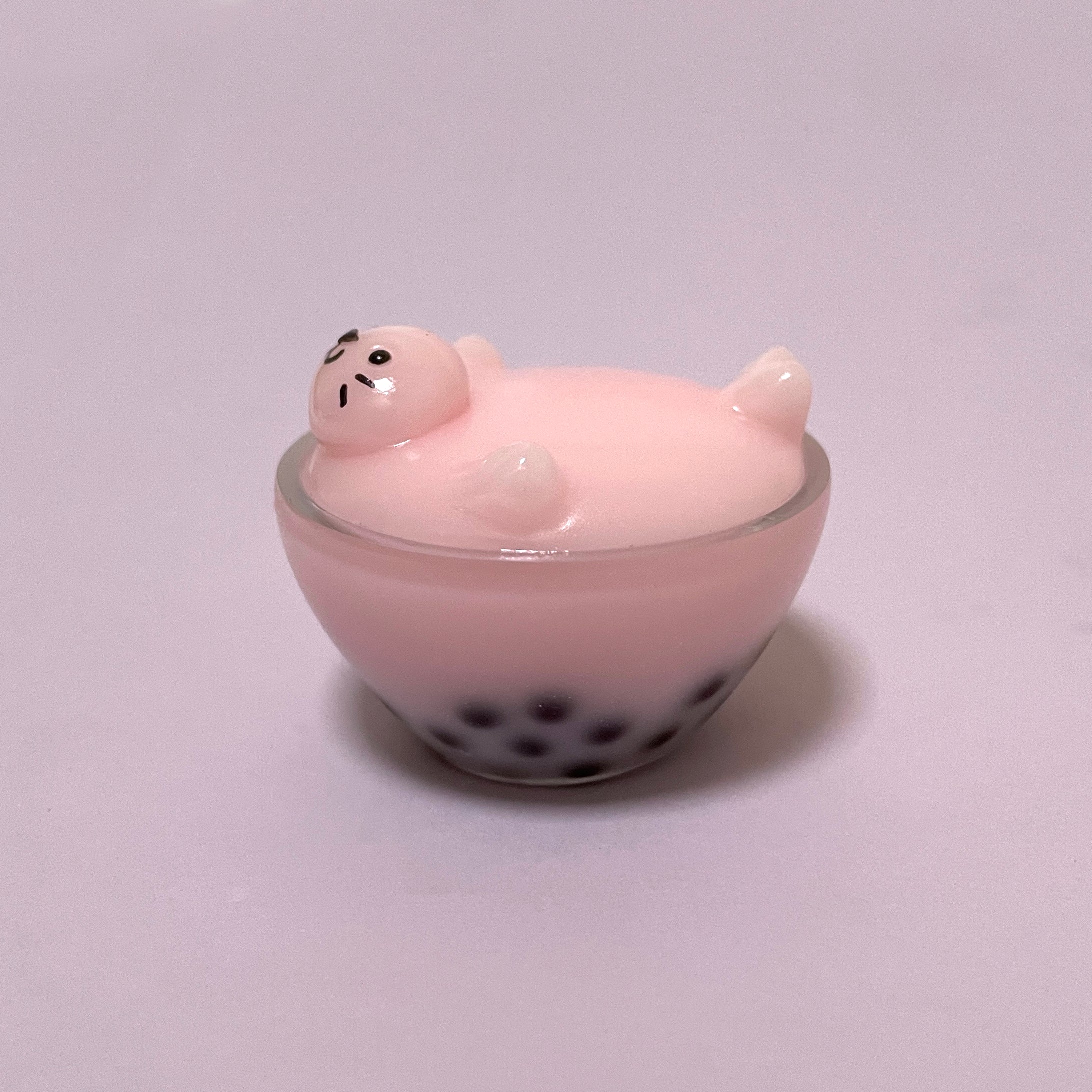 Girl Squad - Strawberry Boba Tea Seal by Little Blue Seal