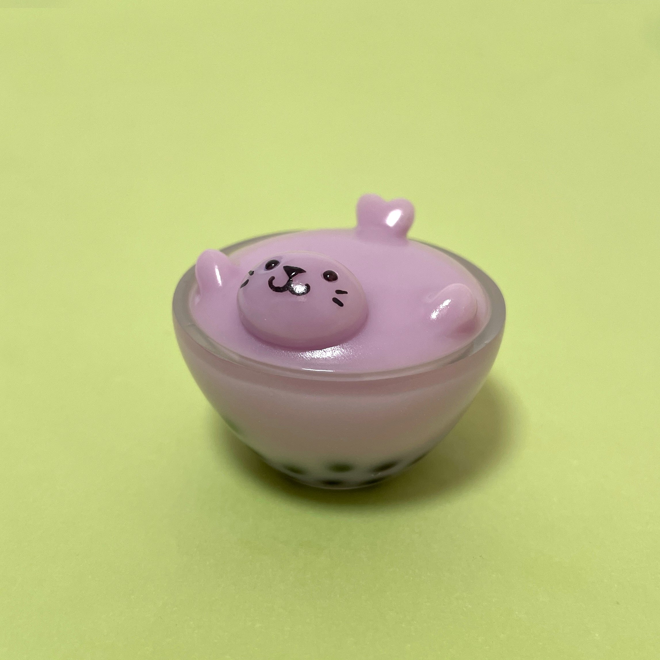 Girl Squad - Taro Boba Tea Seal by Little Blue Seal