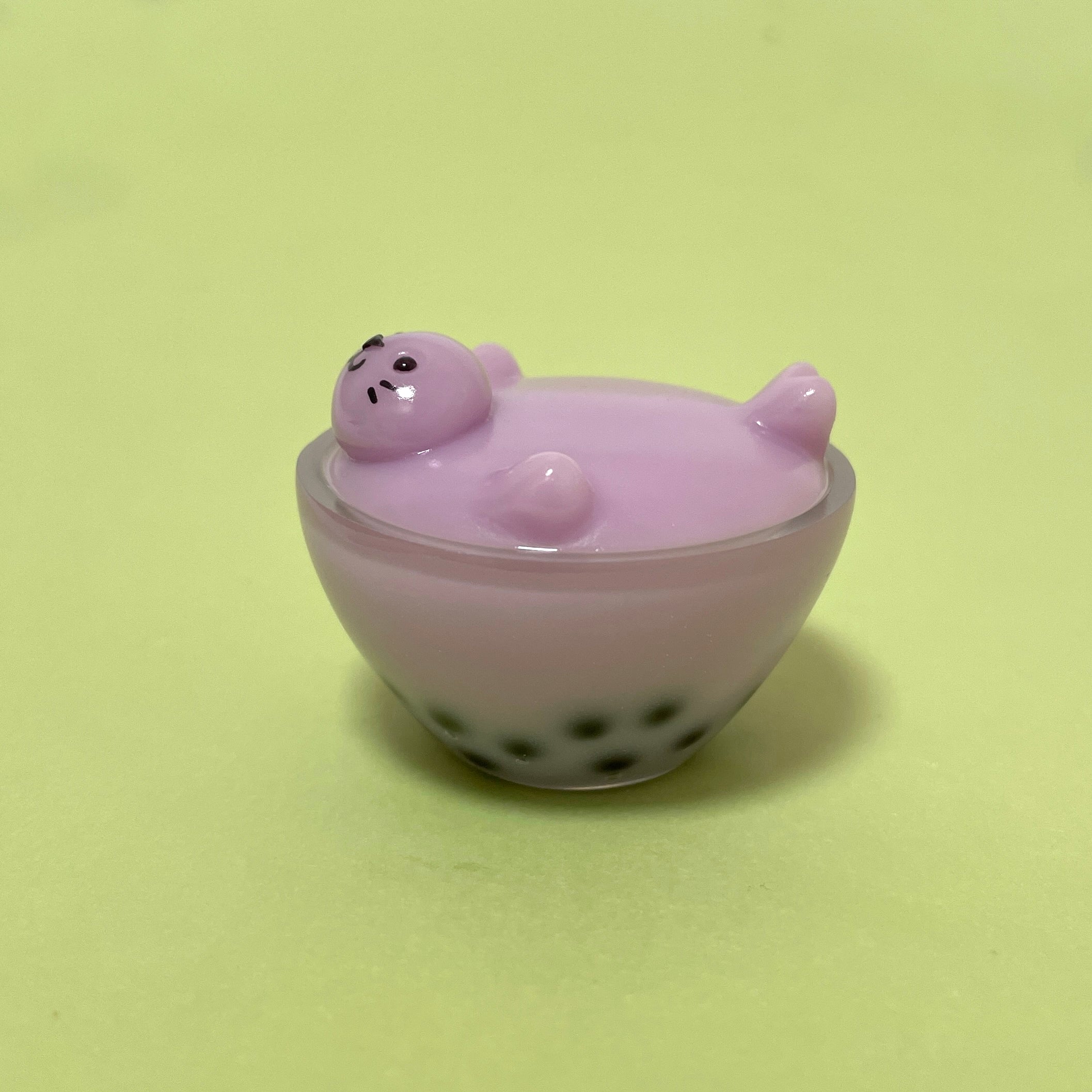 Girl Squad - Taro Boba Tea Seal by Little Blue Seal