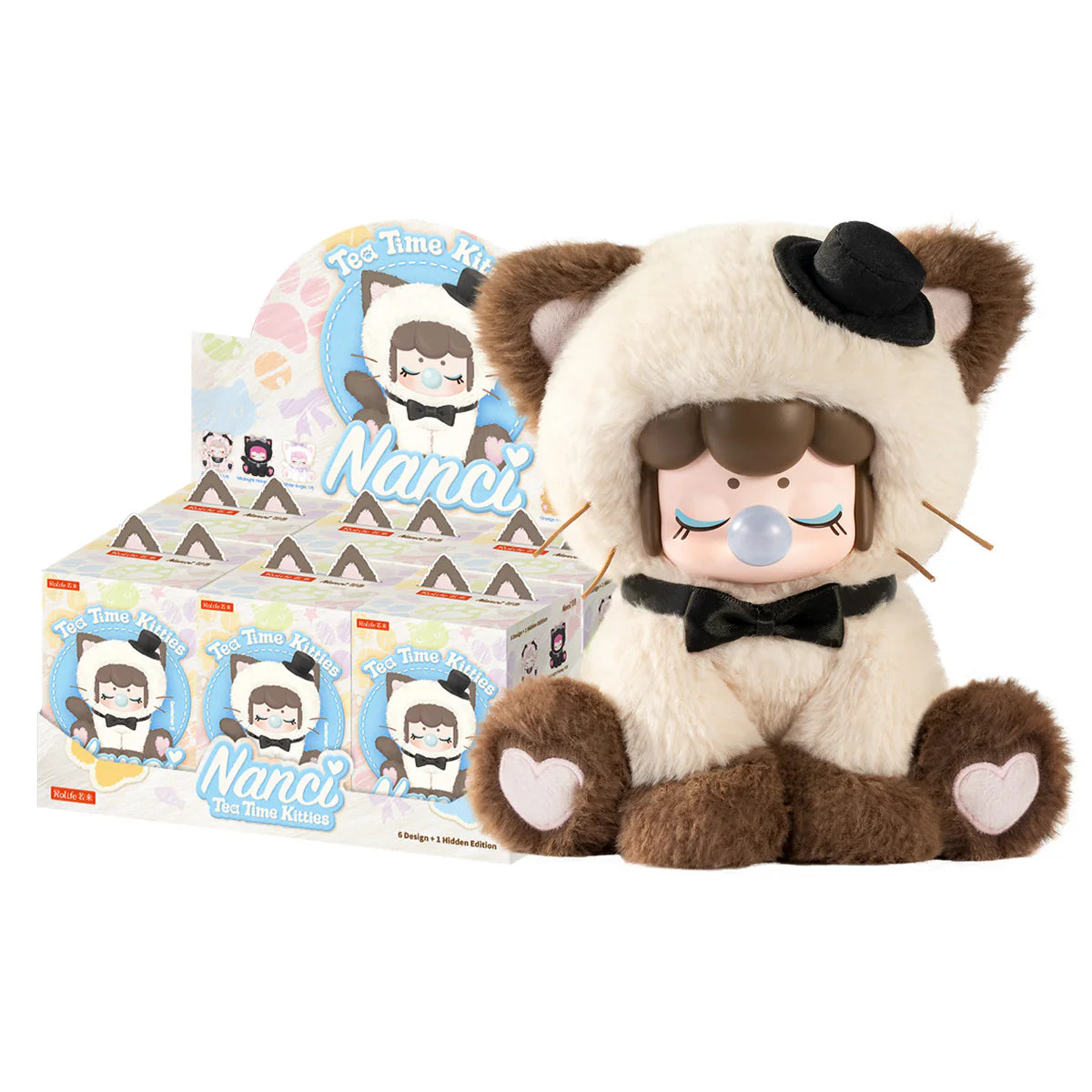 Rolife Nanci's Tea Time Kitties Surprise Plush Dolls MNDXX