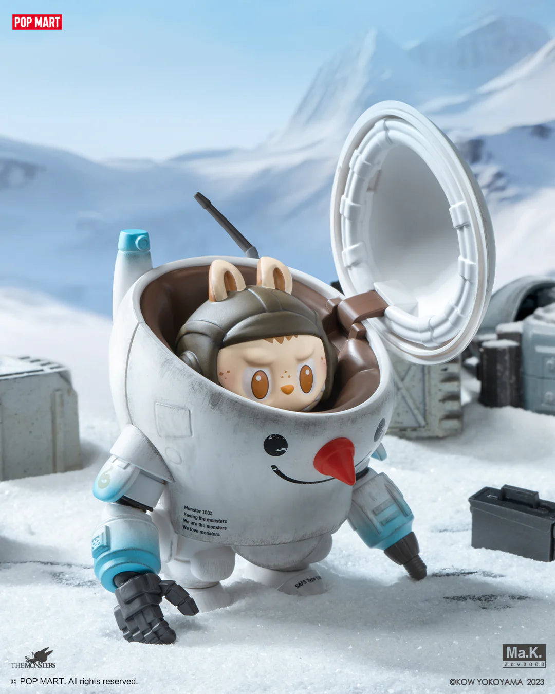 A toy in a space suit from THE MONSTERS × Kow Yokoyama Ma.k. Blind Box Series.