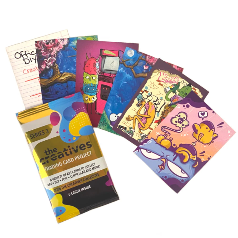 Creative Card Collection The Creatives : Trading Card Project - Series 3 One Pack (6 Cards)