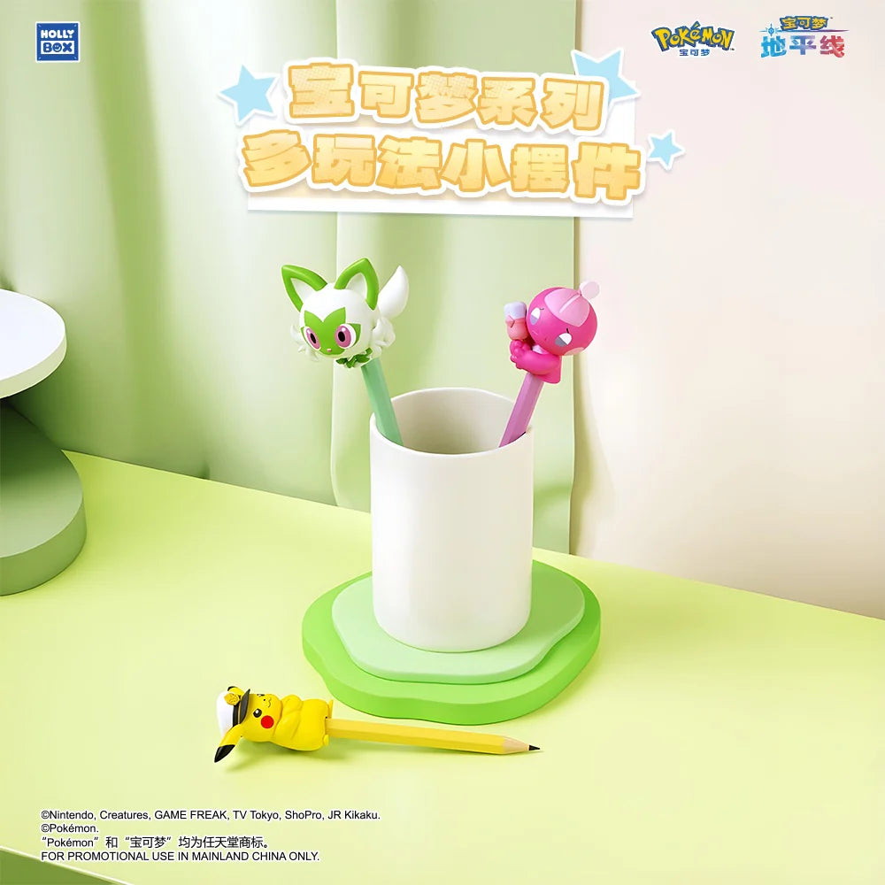 Pokemon Multi-Play Mini Figurines Pencil Toppers Blind Box