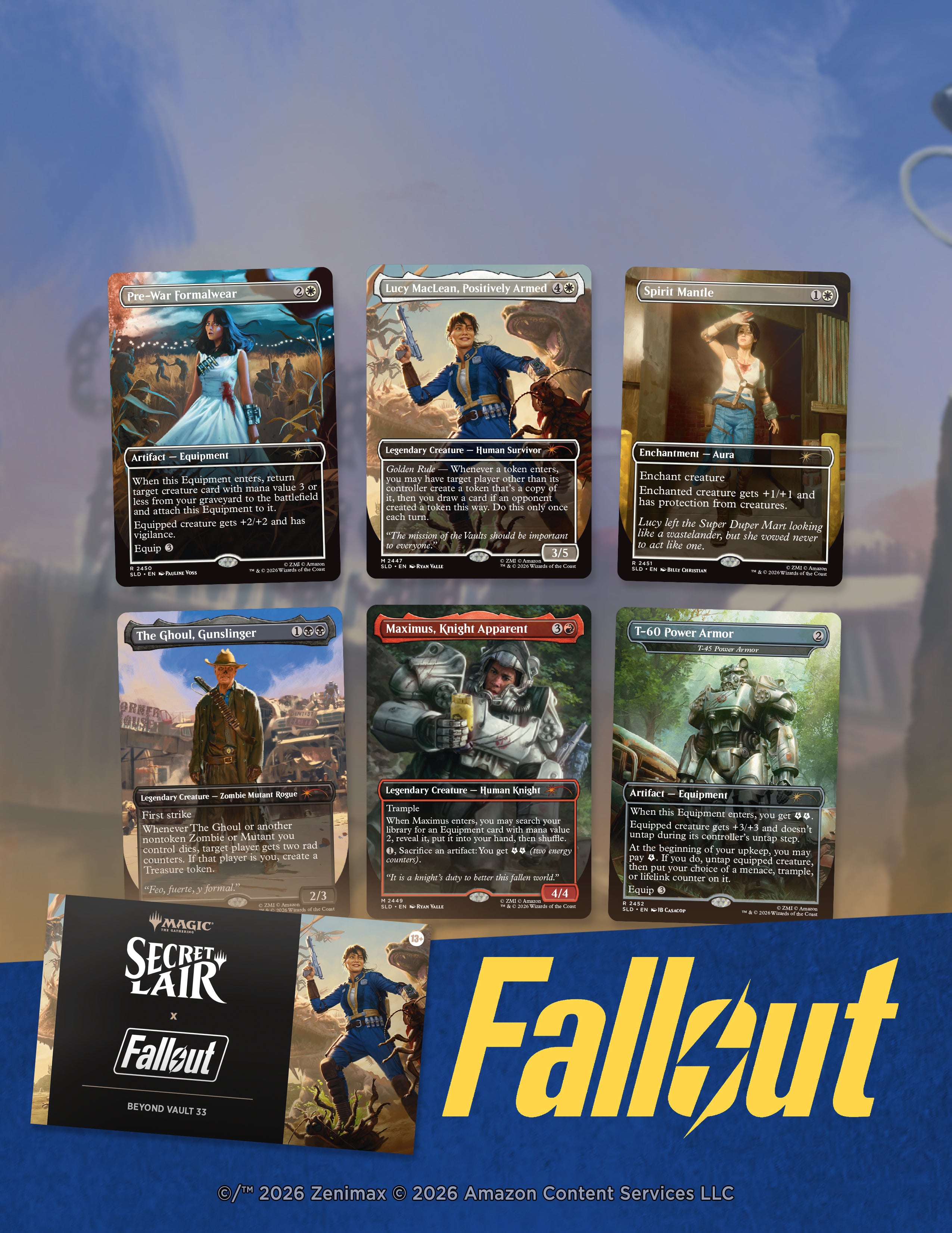 Magic The Gathering: Secret Lair x Fallout: Beyond Vault 33