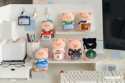 LuLu the Piggy - Office - My Workplace Partners Monitor Plush Keychain