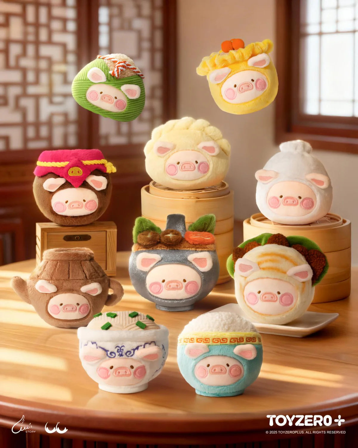 LuLu the Piggy Lu's Table - Food Hunter Series Plush Keychain Blind Box