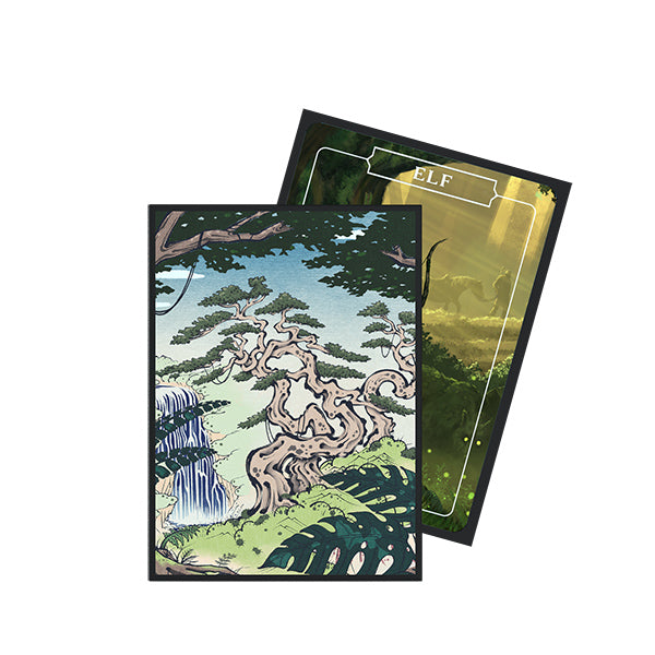 Card Sleeves: Standard- Matte Art- Ukiyo-e- Verdant Sanctuary (100 ct)