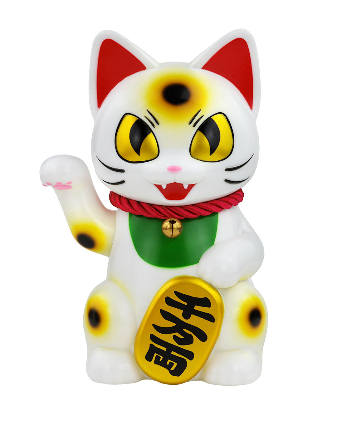 Negora Big Lucky Cat White by Konatsu - Preorder