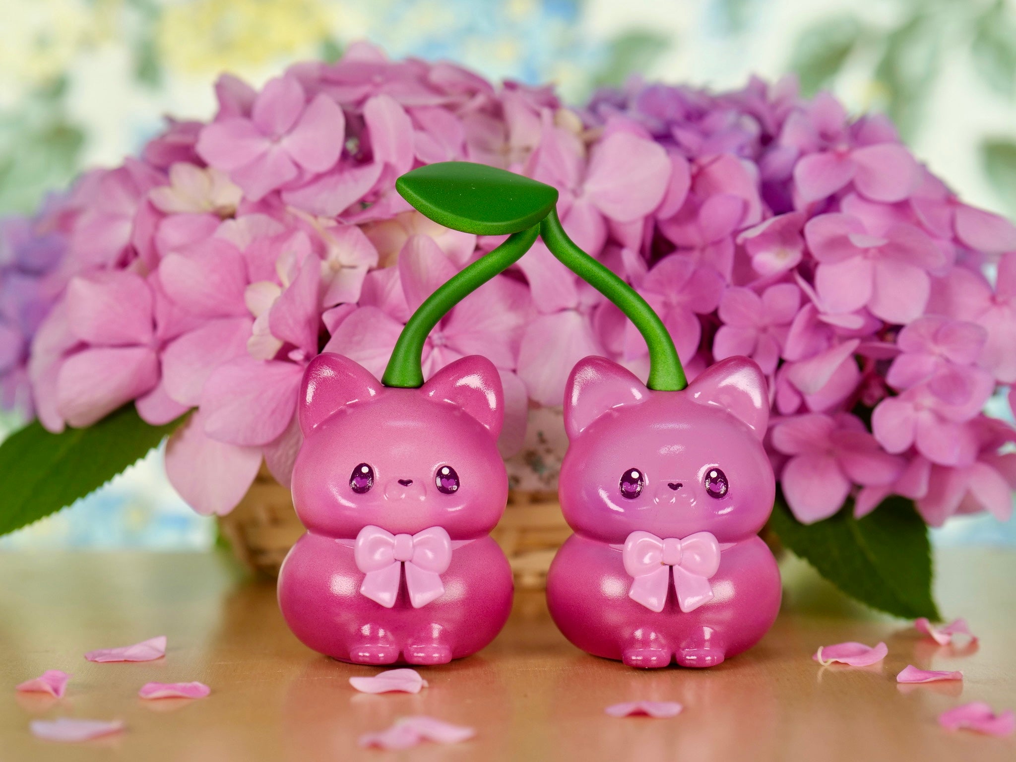 Girl Squad - Cherry Cats - Light Plum by Rinicake