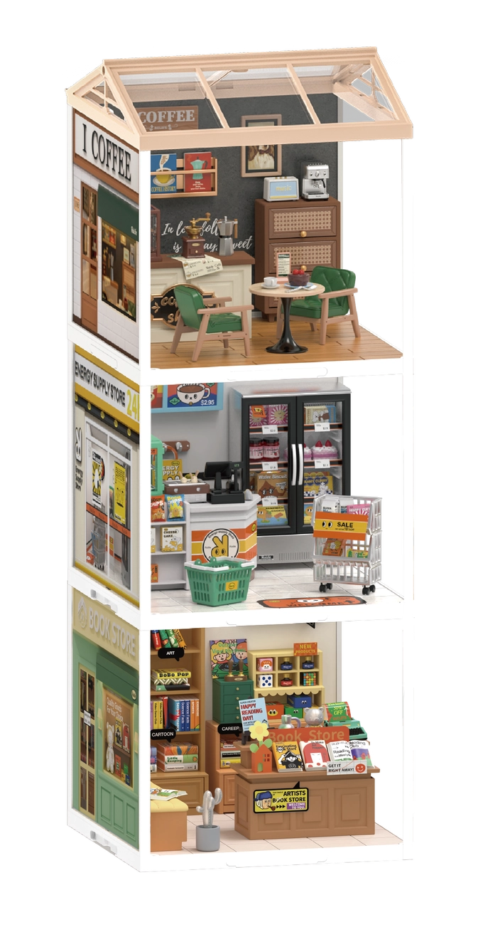 Golden Wheat Bakery Rolife Diy Miniature House