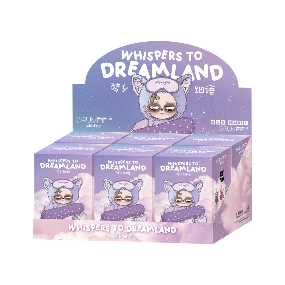 Sleepless Grumpipi Whispers to Dreamland Plush Blind Box Keychain