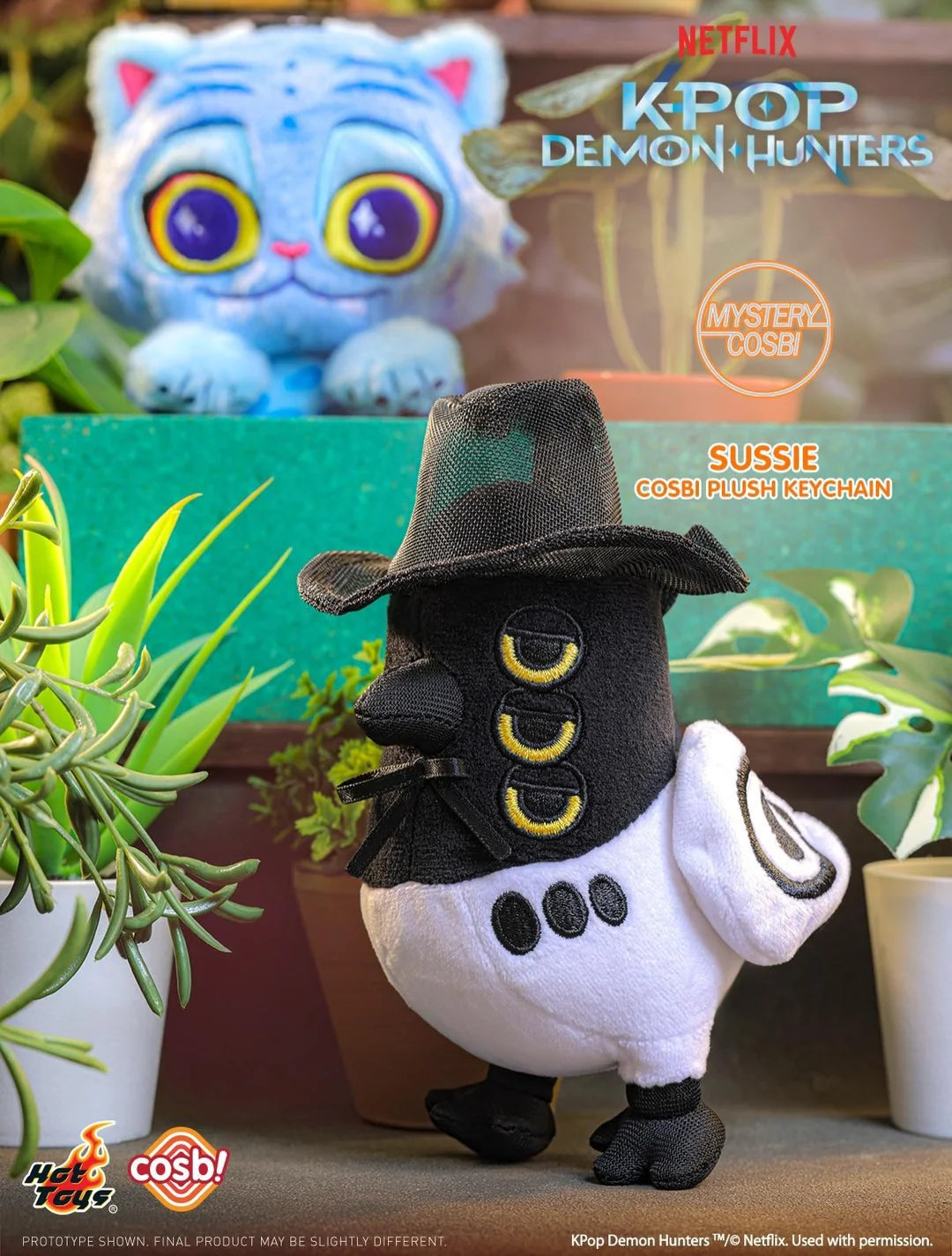 KPop Demon Hunters Derpy Tiger Plush Charm Blind Box - Preorder