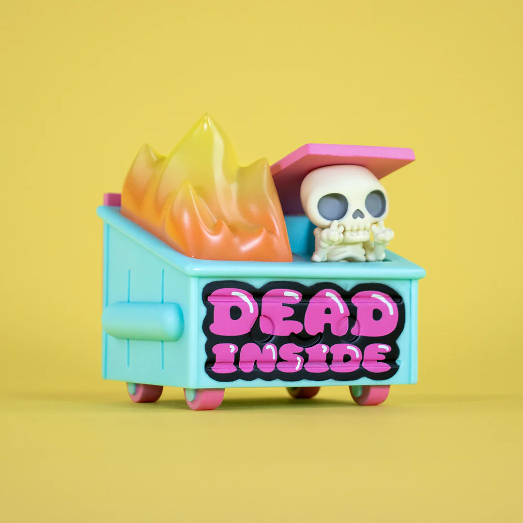 Dead Inside Dumpster Fire Vinyl Figure - Preorder