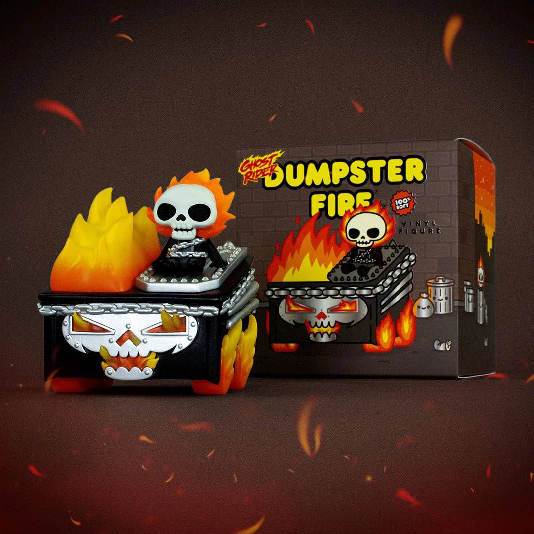 Ghost Rider Dumpster Fire Vinyl Figure - Preorder