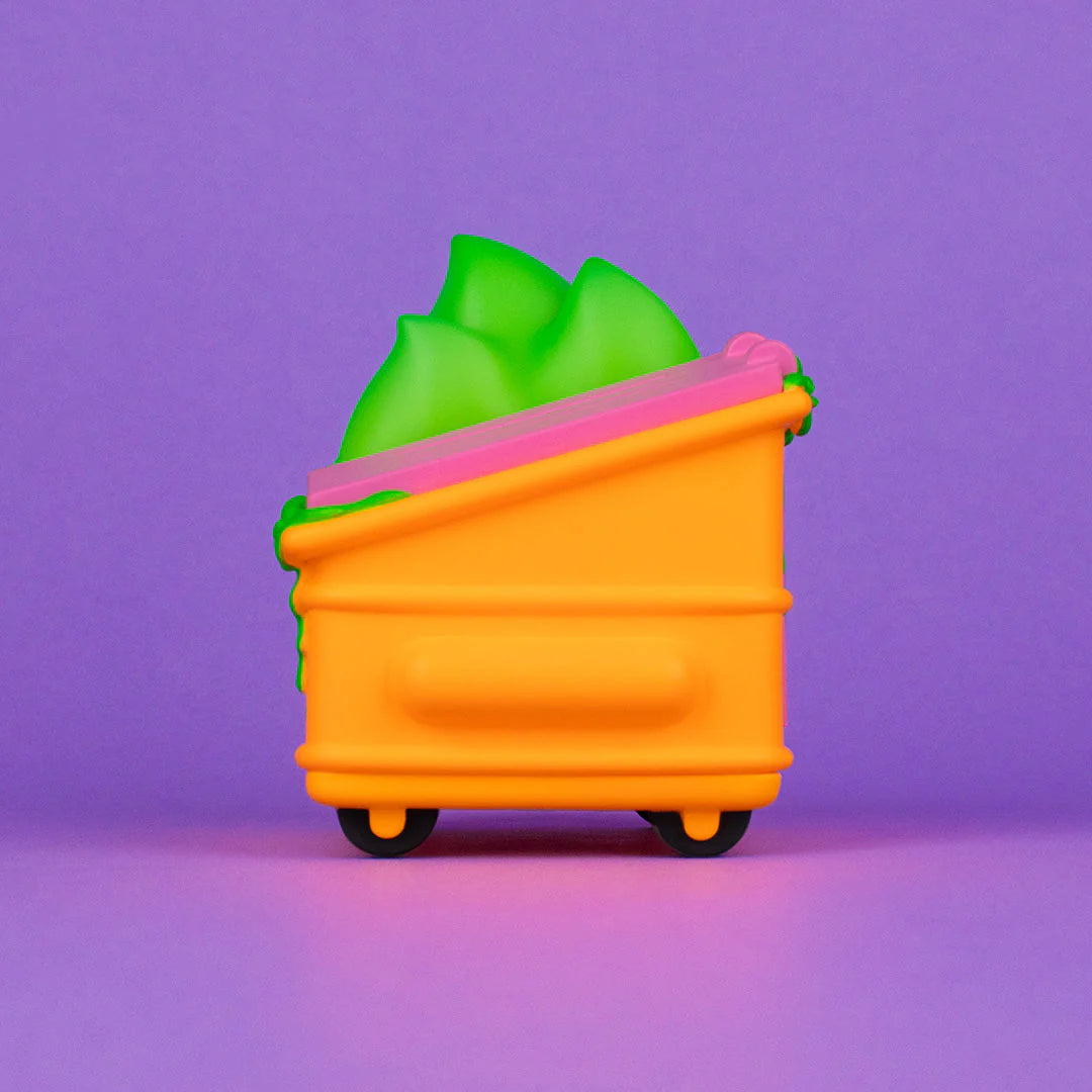 Dumpster Fire - Toxic Waste Vinyl Figure - Radioactive Orange Edition