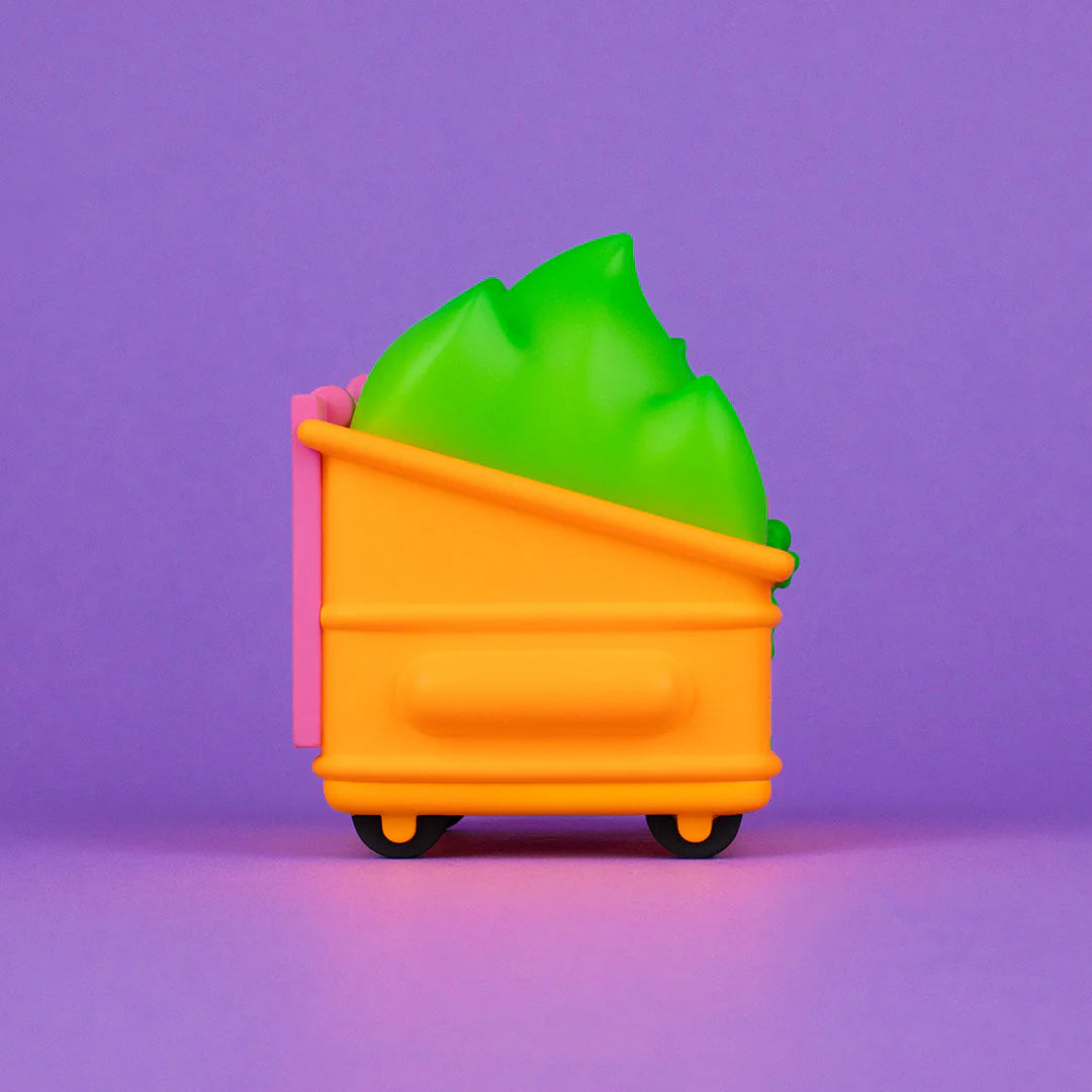 Dumpster Fire - Toxic Waste Vinyl Figure - Radioactive Orange Edition