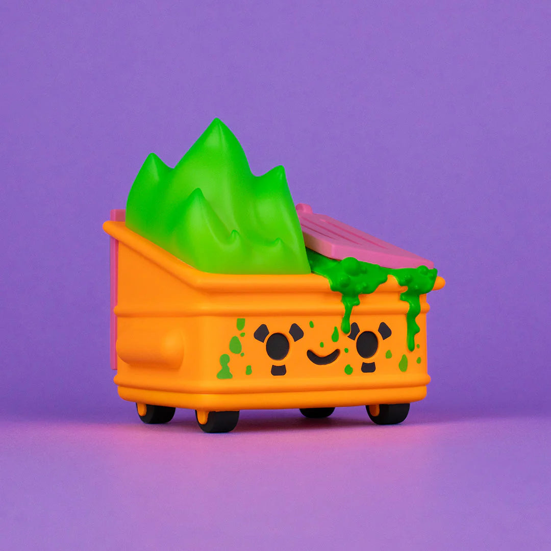 Dumpster Fire - Toxic Waste Vinyl Figure - Radioactive Orange Edition