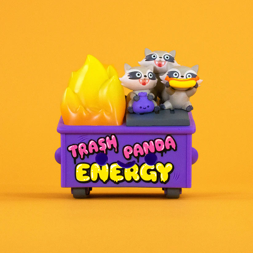 Dumpster Fire - Trash Panda Energy Vinyl Figure 100% Soft