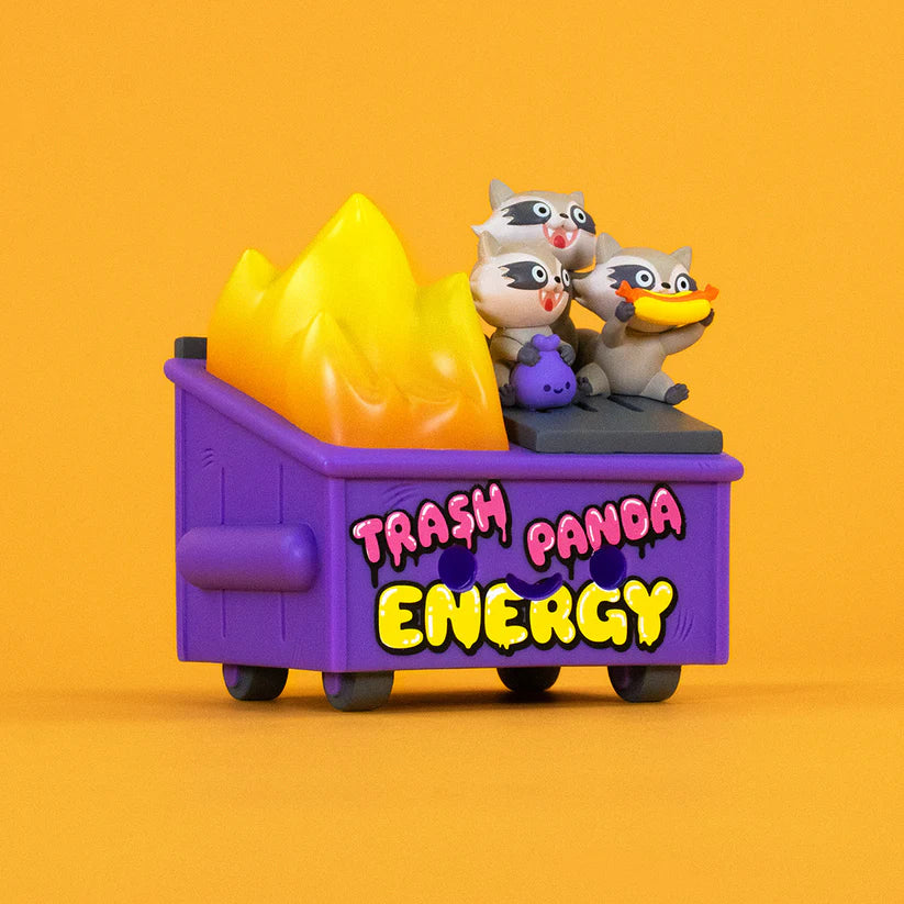 Dumpster Fire - Trash Panda Energy Vinyl Figure 100% Soft