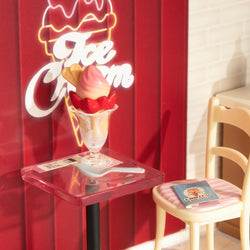 DW018B Flavorful Ice Cream Rolife Diy Miniature House