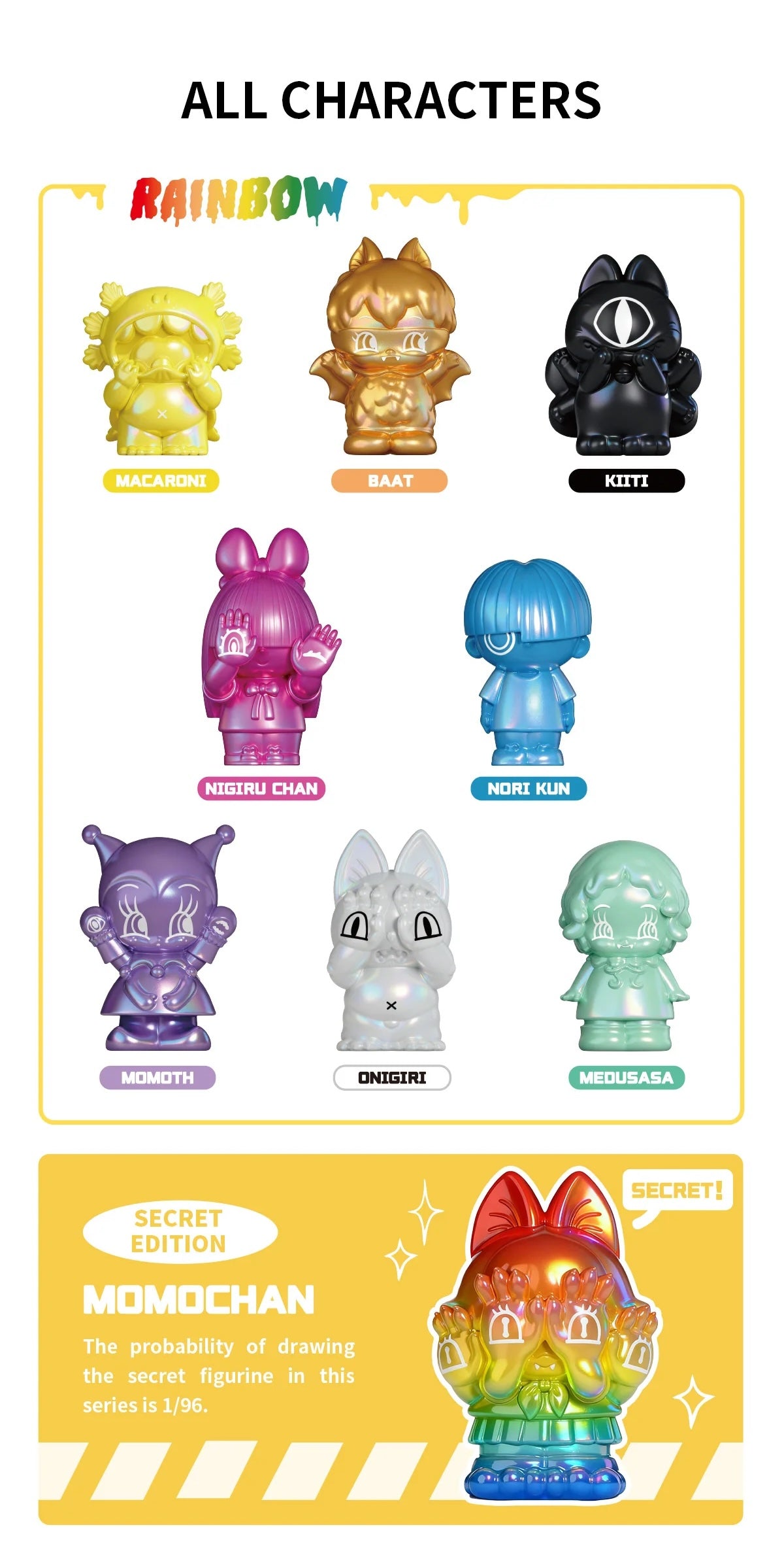 GRAPE BRAIN x ABAO Rainbow BLIND BOX - Preorder