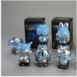 GRAPE BRAIN x ABAO BLINDBOX (SILVER AND BLUE)