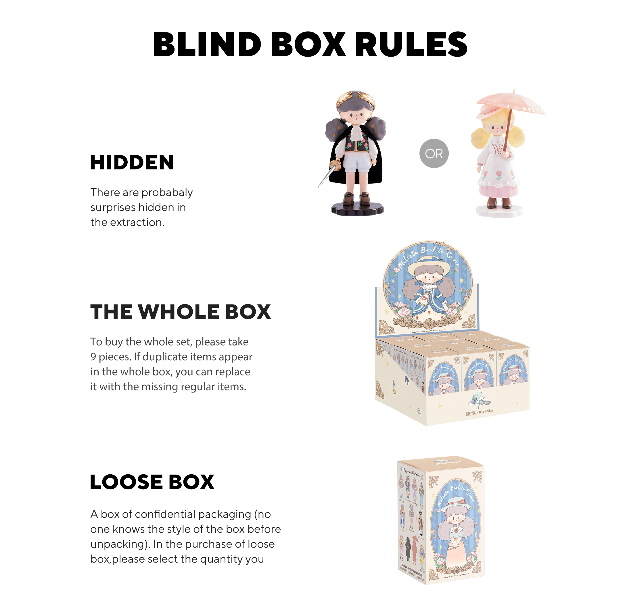 Molinta Back to Rococo Blind Box Series