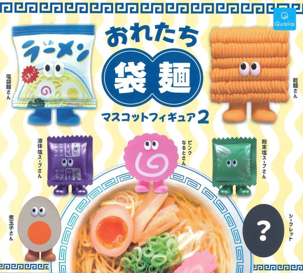 "We Are Instant Noodle Packs" Mascot Fig. 2 Gacha Series