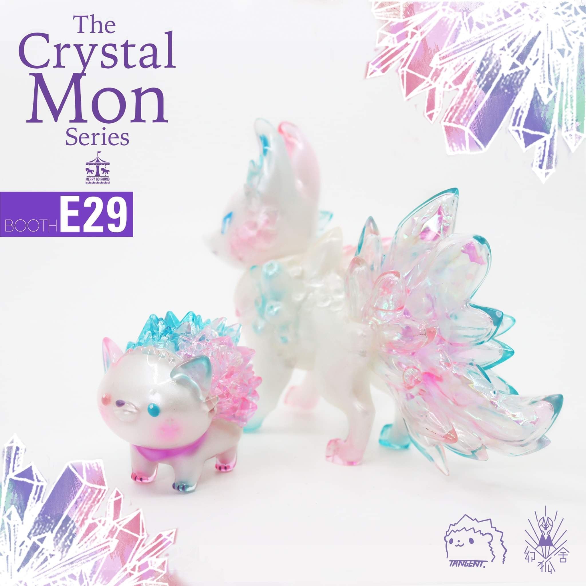 Crystal Phantom Fox “Moonstone” by Genkosha x Tangent Toy