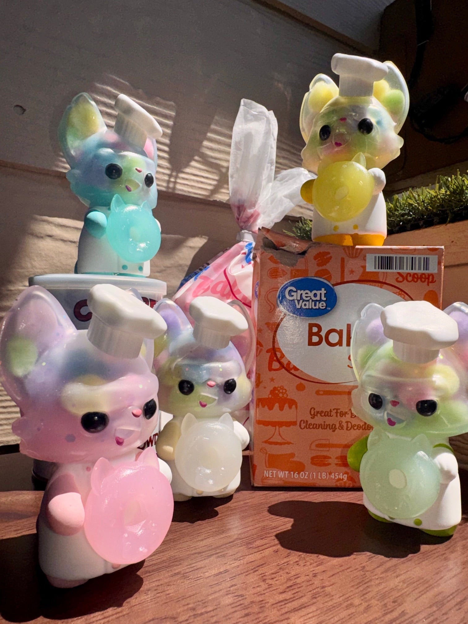 Little Shit Bigger Deal - Yes Chef! by Mento x Poriin, plush toy close-up, showcasing detailed craftsmanship and texture, available in black and purple sets.