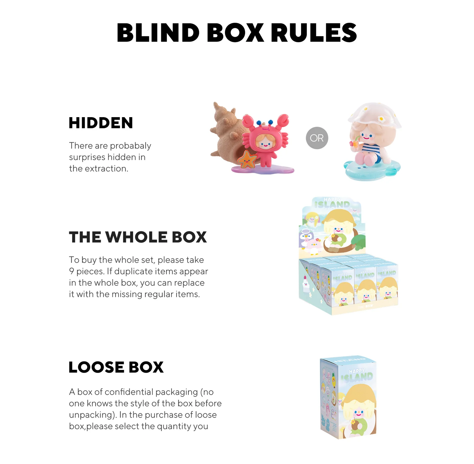 RiCO HAPPY ISLAND Blind Box Series