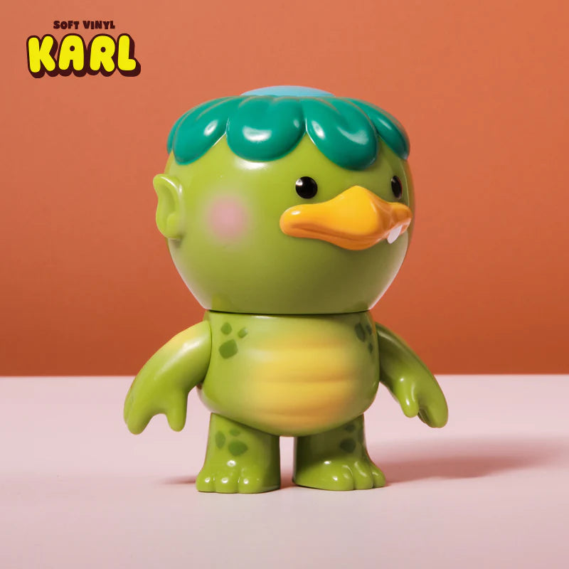 Karl - Soft Vinyl Figure by Christopher Lee, a 4-inch kappa sculpted by Brandon Lyon, available for preorder, estimated shipping in June 2025.