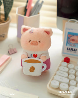 LuLu the Piggy - Office - My Workplace Partners Monitor Plush Keychain