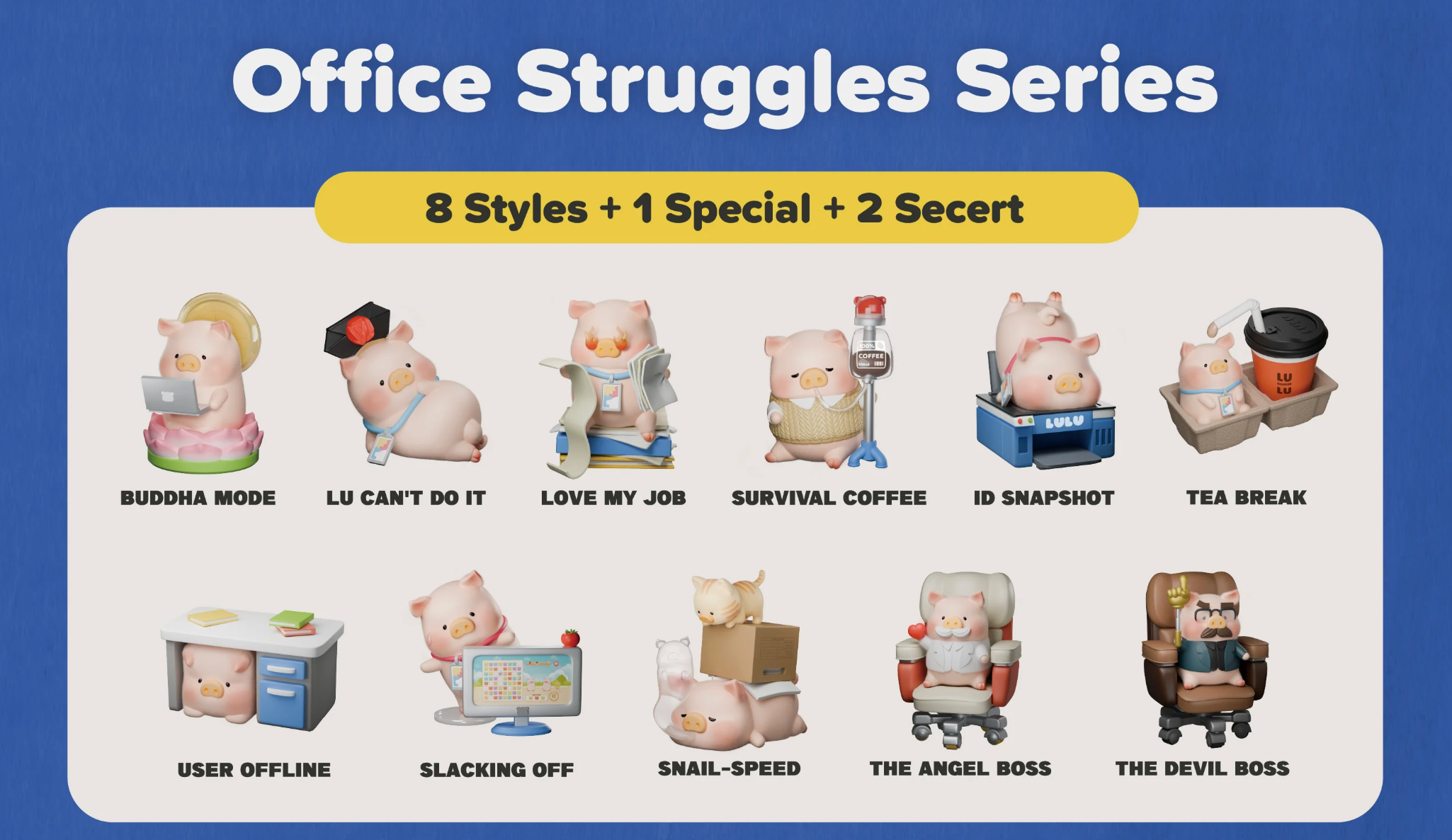 LuLu the Piggy - Office Blind Box Series - Preorder