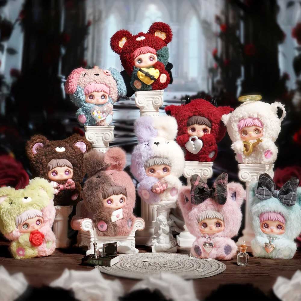 maymei I love you シークレット 犬 TOPTOY MayMei May I Love You Plush Keychain Blind Box - Preorder