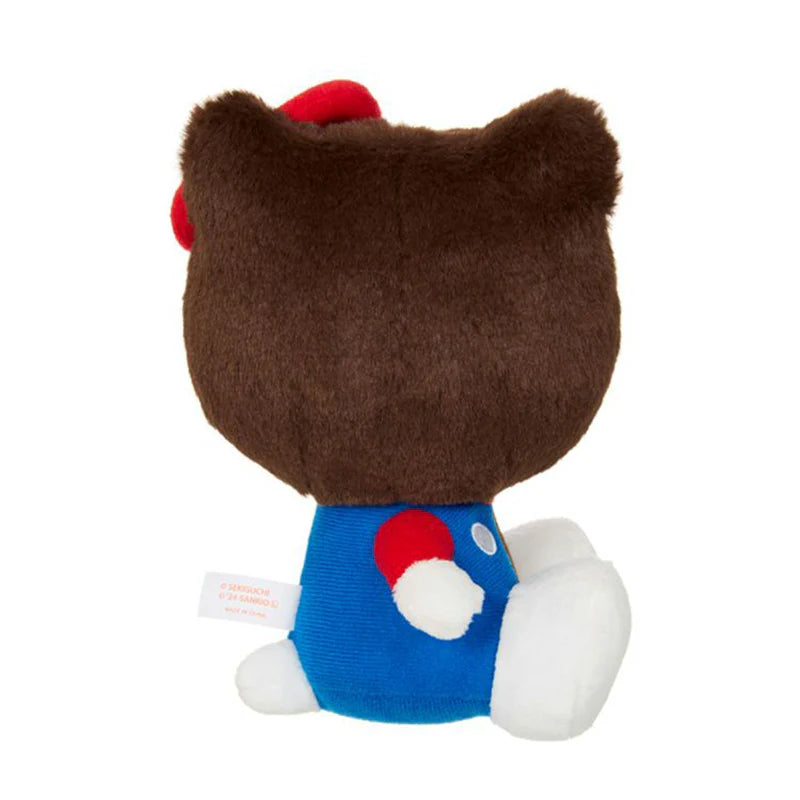 Hello Kitty x Monchhichi Overalls Plush