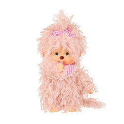 Monchhichi Girl - Fluffy Pink Beige Plush Toy Monchhichi Girl - Fluffy Pink Beige Plush Toy