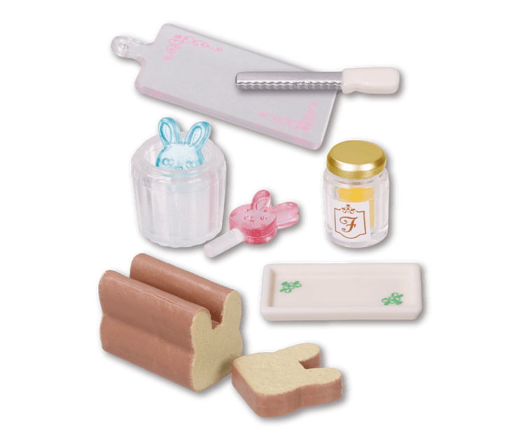 Sylvanian Families Forest Cute Cake Shop 3 Gacha, featuring miniatures for a surprise cake shop setup, ideal for collectors and fans of blind box toys.