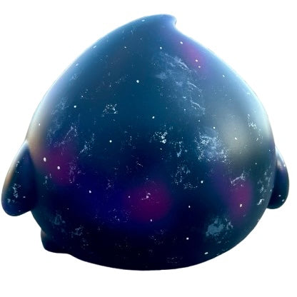 Bite Me - Nebula BIG Bites by Trash Panda: A mixed media art toy featuring a starry, celestial-themed sphere. Unique 1/1 set from Strangecat Toys.