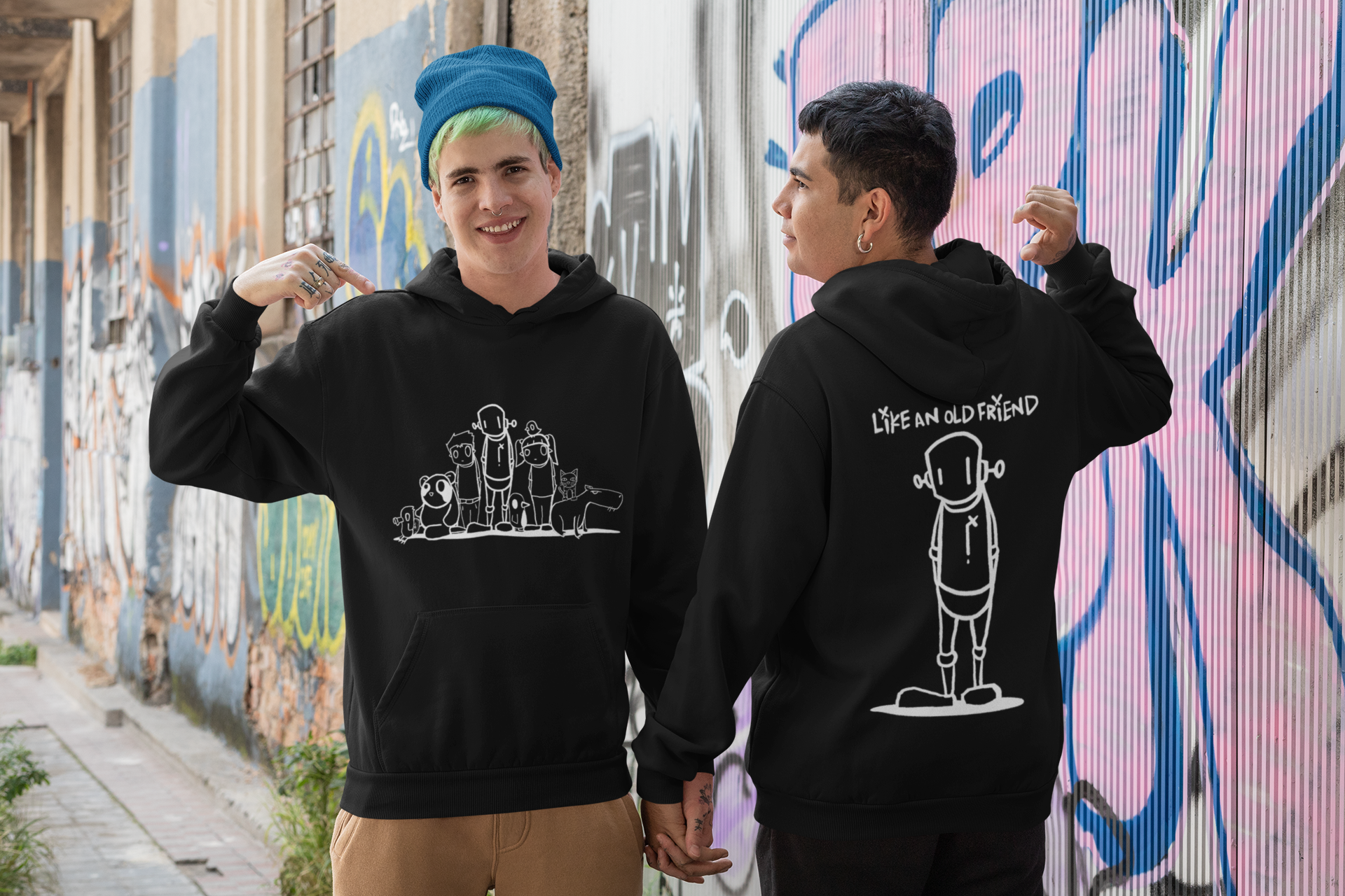 Like an old friend - Hoodie by ChrisRWK