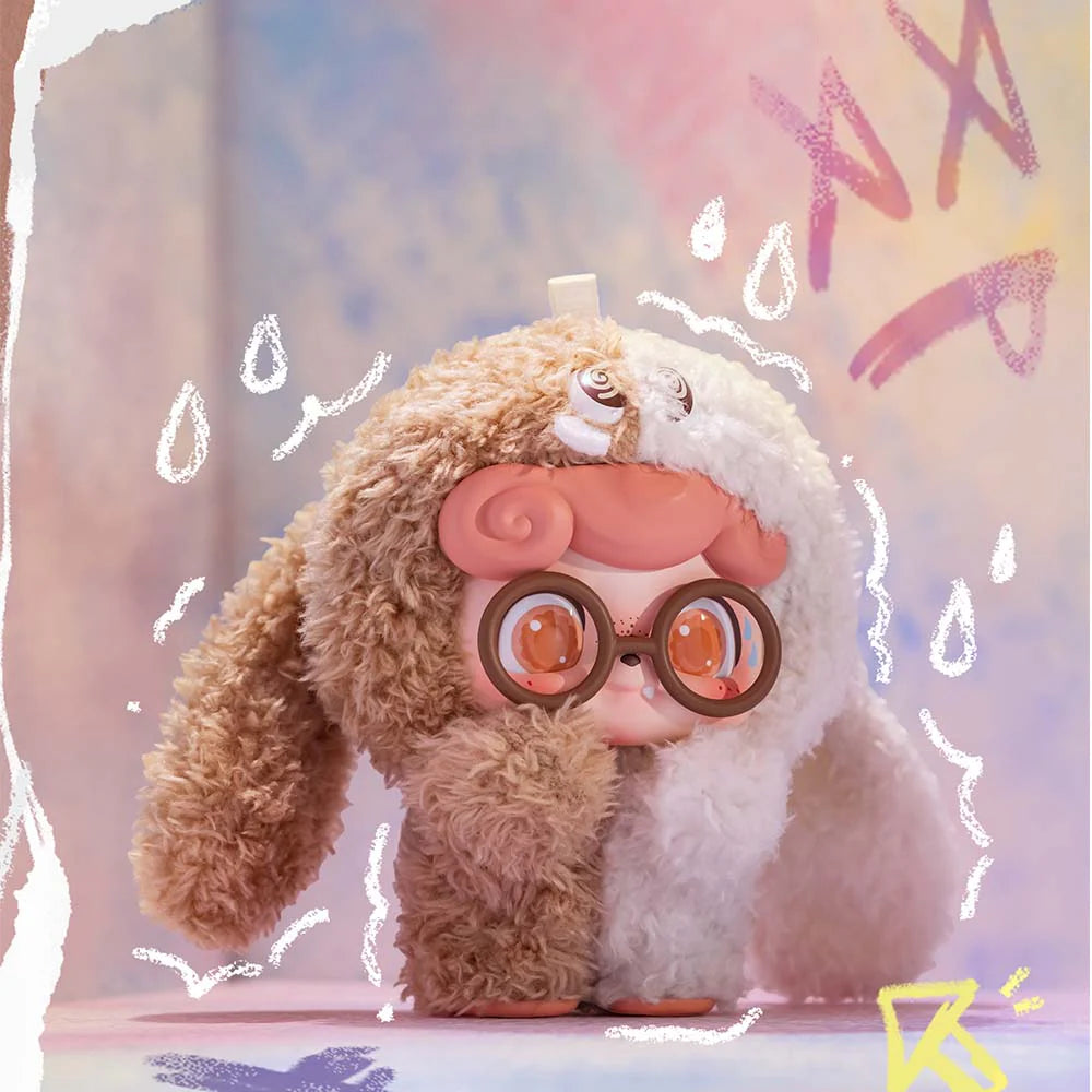 Q.Kid Emotional Hairy Monsters Series Plush Blind Box featuring six unique designs and one secret, suitable for collectors seeking surprise elements in art toys.