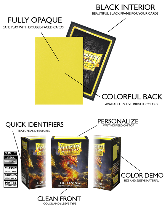 DRAGON SHIELD SLEEVES DUAL MATTE SNOW 100CT