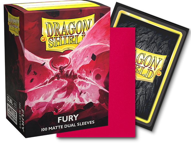 DRAGON SHIELD SLEEVES DUAL MATTE FURY 100CT