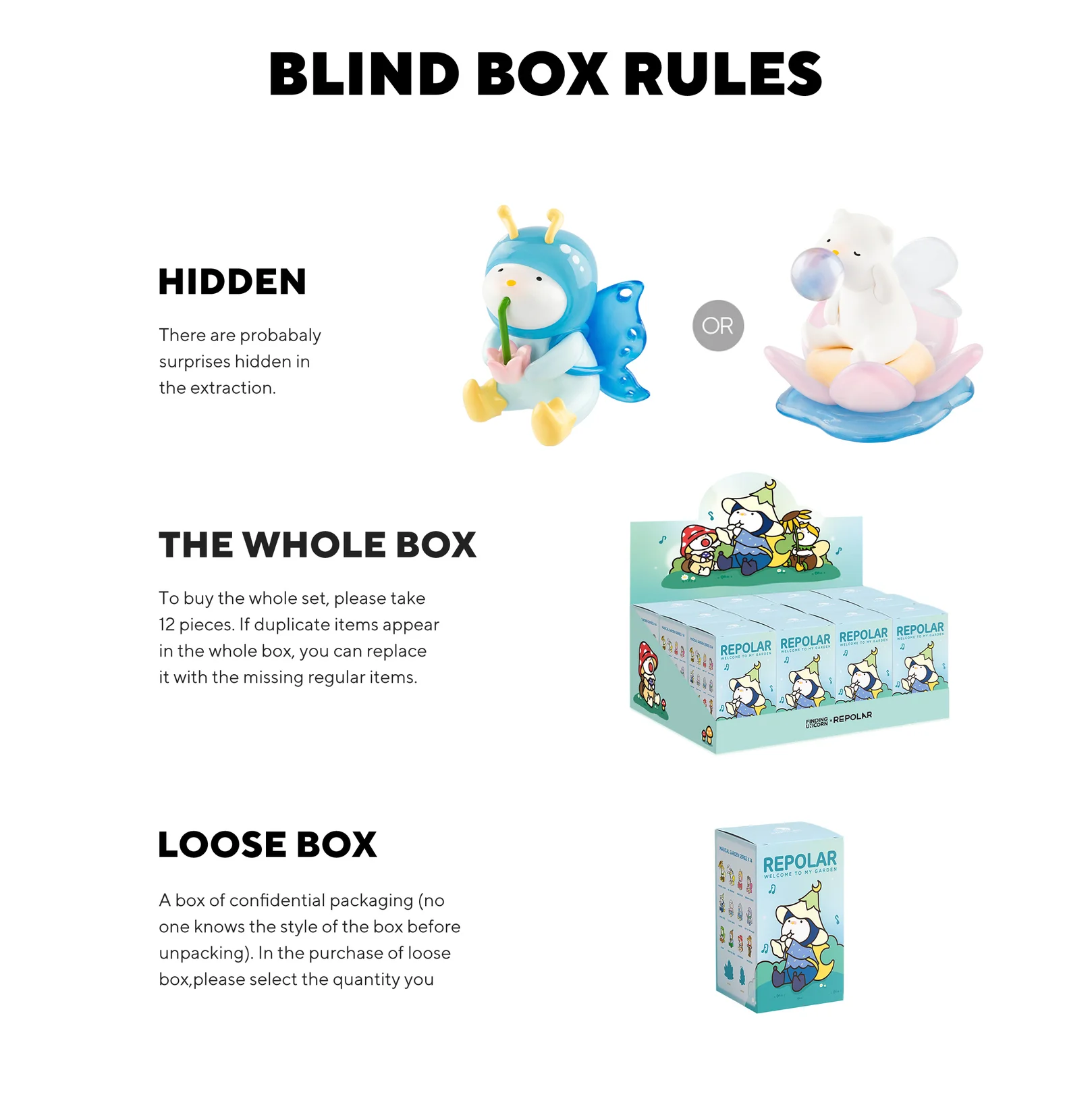 REPOLAR MAGICAL GARDEN Blind Box Series
