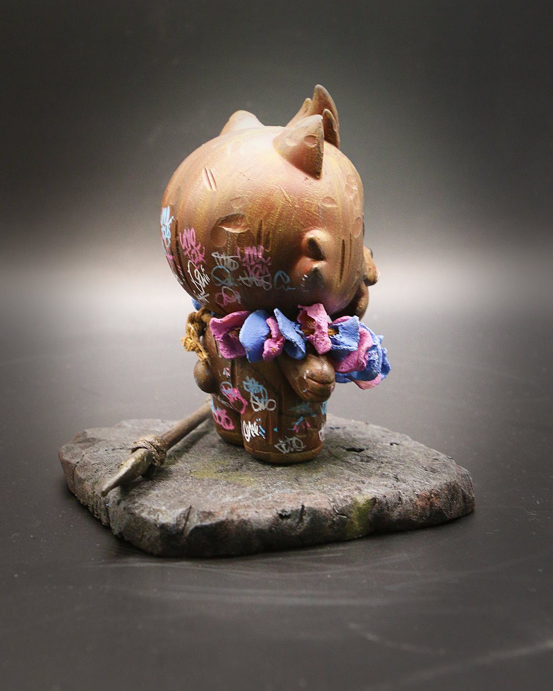 Grandpa & Friends 2 - Tiki Tooth figurine, a 4 vinyl statue featuring a whimsical character design by InPrimeWeTrust, showcasing a playful and artistic aesthetic.