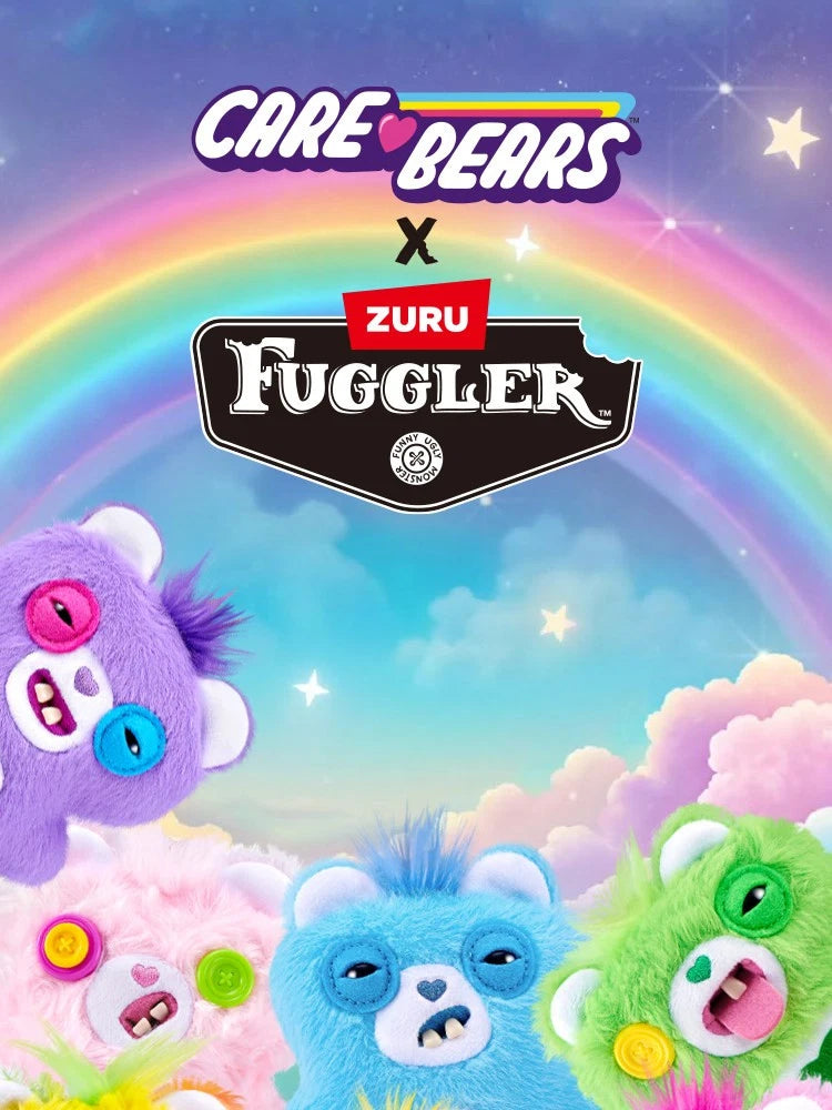 Fuggler Heart Care Bear Monster Keychain Plush Blind Box - Preorder