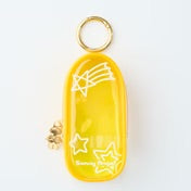 Sonny Angel My Bestie Case, a transparent protective case for mini figures, featuring a discreet belt for security, designed for easy attachment to bags.