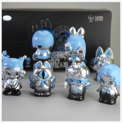 GRAPE BRAIN x ABAO BLINDBOX (SILVER AND BLUE) GRAPE BRAIN x ABAO BLINDBOX (SILVER AND BLUE)