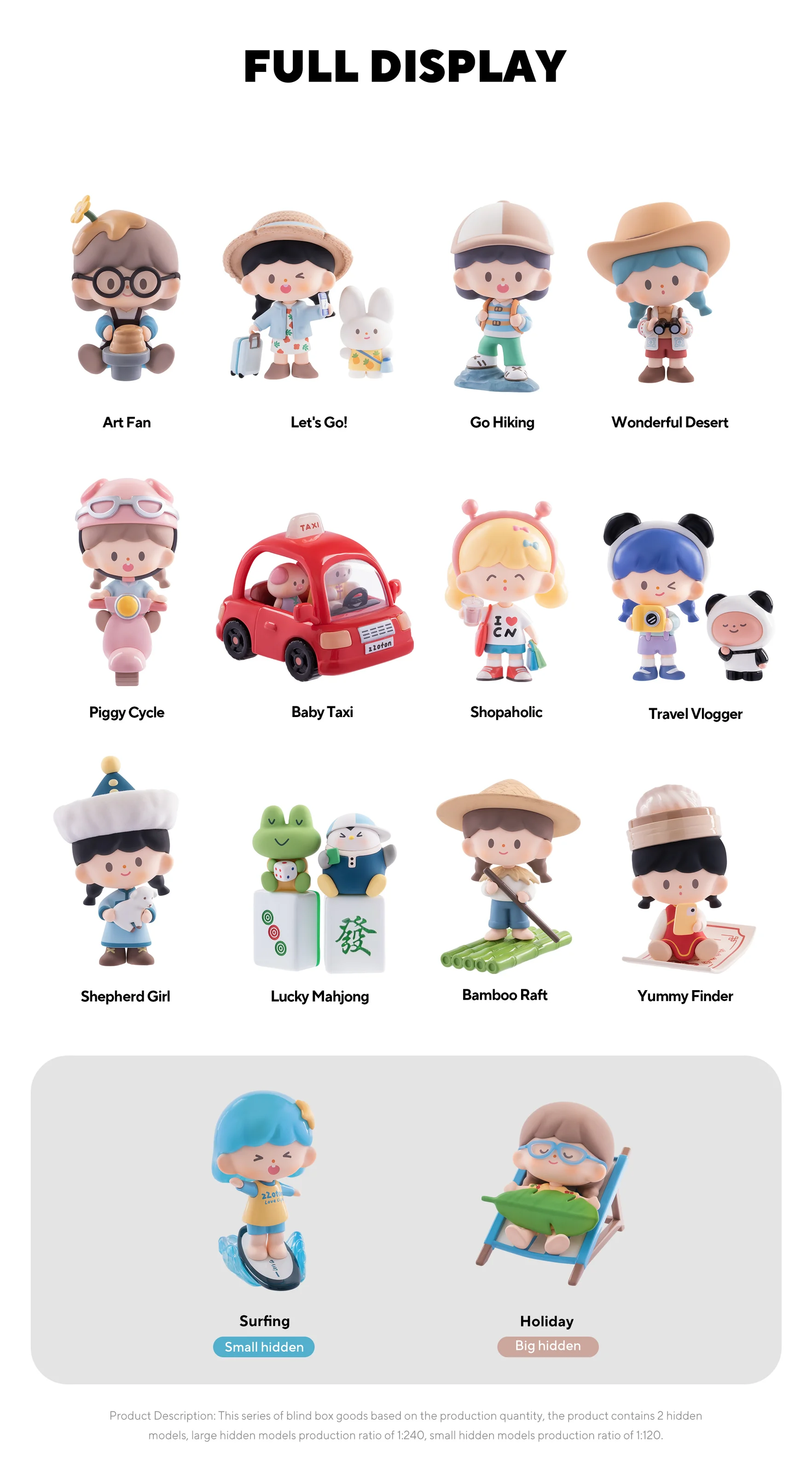 zZoton TRAVEL TOGETHER Blind Box Series